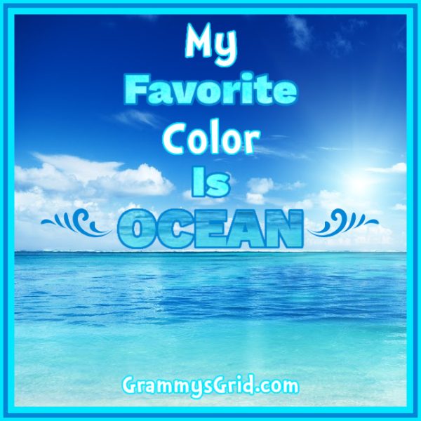 MY FAVORITE COLOR IS OCEAN #ocean #inspiration #inspire #humor #laughter #beach #believe #relaxation #funny #joke #VitaminSea #LaughterIsTheBestMedicine