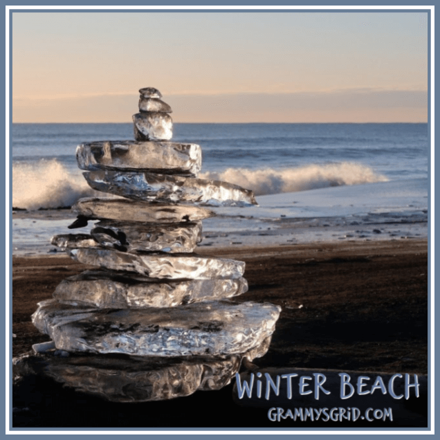 WINTER BEACH - WORDLESS WEDNESDAY #beach #ocean #rocks #winter #wordless #wednesday #wordlesswednesday #photo #photography